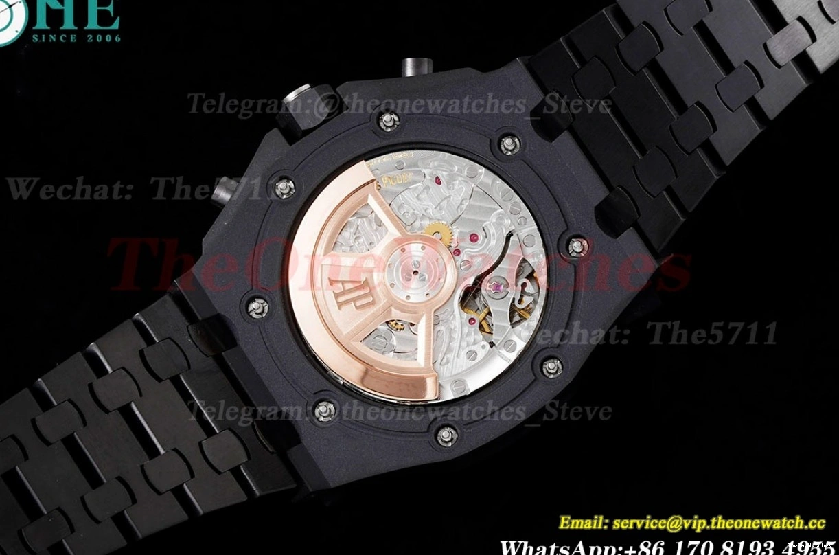 42mm PVD A7750 APF Offshore Dial Black Royal Oak PVD 1224